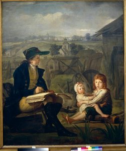 Werther dessine des enfants, illüstrasyon du roman "Genç Werther