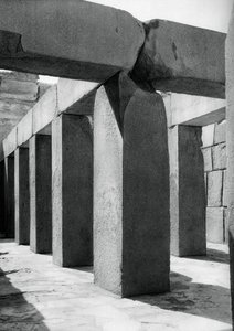 Granit tapınağı, Giza, Mısır, 1937