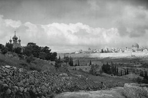 Kudüs ve Getsemani Bahçesi, 1937