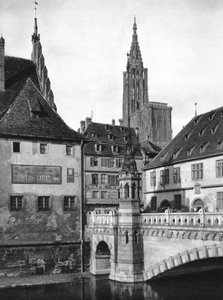 Strazburg, Alsace, Fransa, 1937 by Martin Hurlimann