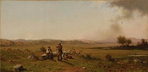 Avcılar Dinleniyor by Martin Johnson Heade