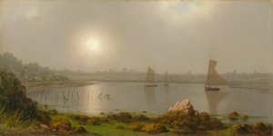 York Limanı, Maine Sahili, 1877. by Martin Johnson Heade