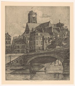 Paris'teki Saint-Gervais'in görünümü