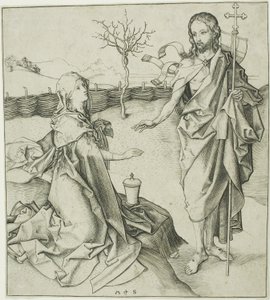 Mesih'in Magdalen'e Görünmesi—Noli Me Tangere by Martin Schongauer