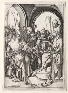 İsa Baş Rahipten Önce. by Martin Schongauer