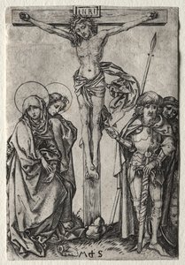 İsa çarmıhta by Martin Schongauer