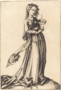 Dördüncü Bilge Bakire by Martin Schongauer