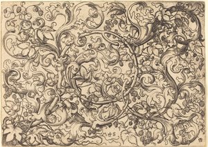 Hop Asma ile Süsleme by Martin Schongauer