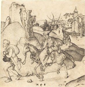 Köylü Ailesi Pazara Gidiyor by Martin Schongauer