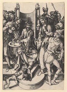 Ellerini Yıkanan Pilatus, ca. 1435-1491. by Martin Schongauer