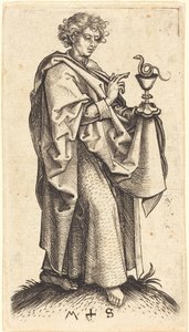 Aziz John Evangelist by Martin Schongauer