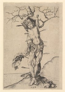 Aziz Sebastian, yaklaşık 1435-1491. by Martin Schongauer