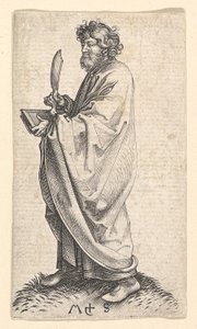 Aziz Bartholomew, yaklaşık 1435-1491. by Martin Schongauer