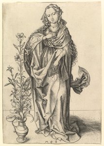 Müjde: Bakire, ca. 1435-1491. by Martin Schongauer