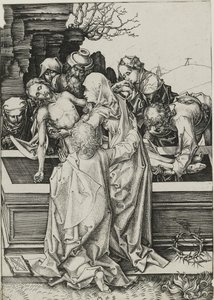 Entombment, 15. yüzyılın sonlarında by Martin Schongauer