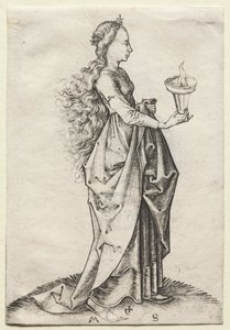 Beşinci Bilge Bakire by Martin Schongauer