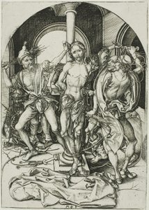 The Passion'dan Kırbaçlanma by Martin Schongauer