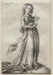 Dördüncü Bilge Bakire by Martin Schongauer