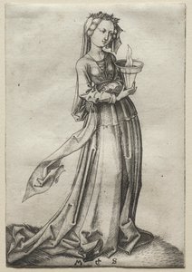 Dördüncü Bilge Bakire. by Martin Schongauer