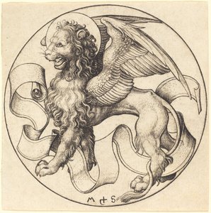 Aziz Mark Aslanı by Martin Schongauer