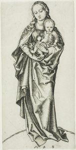 Elmalı Madonna ve Çocuk by Martin Schongauer