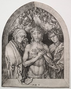 Acıların Adamı. by Martin Schongauer