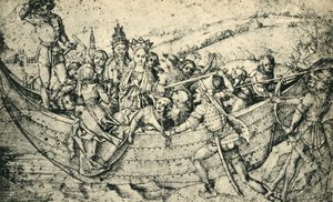 Aziz Ursula ve arkadaşlarının Şehitliği, c1450, 1943. by Martin Schongauer