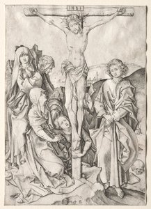 Tutku: Çarmıhtaki İsa. by Martin Schongauer