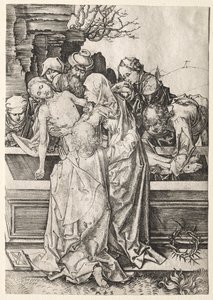 Tutku: Entombment. by Martin Schongauer