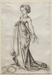 Aptal Bakirelerin İkincisi. by Martin Schongauer