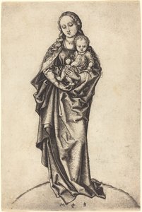 Elma ile Bakire ve Çocuk by Martin Schongauer