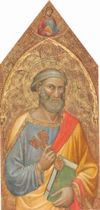 Saint Peter, Saint James Major ile [sol panel] by Martino di Bartolomeo