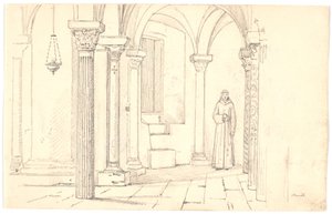 Katedral mahzeni, Otranto by Martinus Rørbye