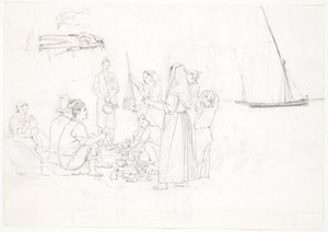 Halk hayatı çalışmaları by Martinus Rørbye