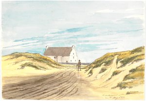 Frederikshavn'ın eski kilisesi by Martinus Rørbye