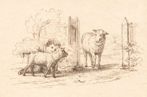 Hey tarafından "Çocuklar için Yarım Yüz Masal" için İllüstrasyon by Martinus Rørbye