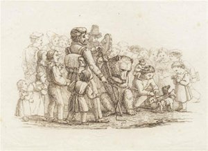 Hey tarafından "Çocuklar için Yarım Yüz Masal" için İllüstrasyon by Martinus Rørbye