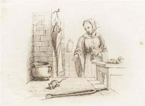 Hey tarafından "Çocuklar için Yarım Yüz Masal" için İllüstrasyon by Martinus Rørbye