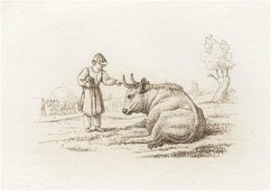 Hey tarafından "Çocuklar için Yarım Yüz Masal" için İllüstrasyon by Martinus Rørbye
