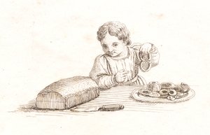Hey tarafından "Çocuklar için Yarım Yüz Masal" için İllüstrasyon by Martinus Rørbye