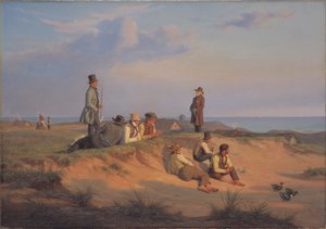 İyi havalarda bir yaz akşamı Skagen erkekleri
