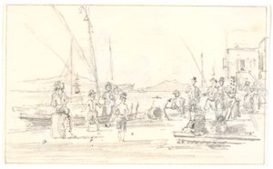 Palermo limanının çoğu by Martinus Rørbye