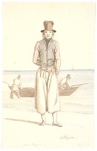 Saltepeer paa Skagen by Martinus Rørbye