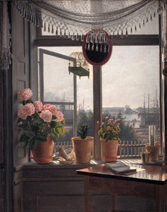 Sanatçının Penceresinden Görünüm by Martinus Rørbye