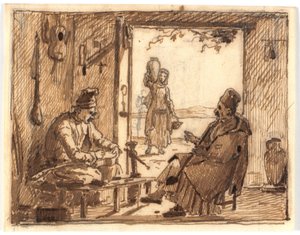 atölye sahnesi by Martinus Rørbye