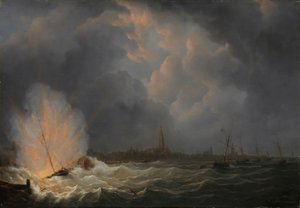 Anvers açıklarında Jan van Speijk komutasındaki 2 numaralı gambotun patlaması, 5 Şubat 1831