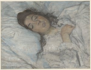 uyuyan kadın by Martinus van Andringa (signed by artist)
