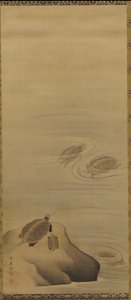 Kaplumbağalar, Edo dönemi, 18. yüzyıl. by Maruyama Okyo