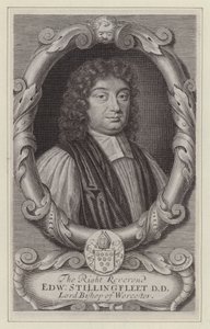 Edward Stillingfleet, Worcester Piskoposu (gravür) by Mary (after) Beale