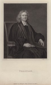 John Tillotson, Canterbury Başpiskoposu (gravür) by Mary (after) Beale